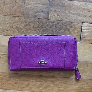 Coach Purple Wallet